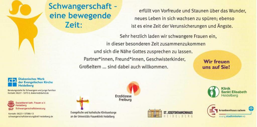 Segensfeier 2021 Einladung